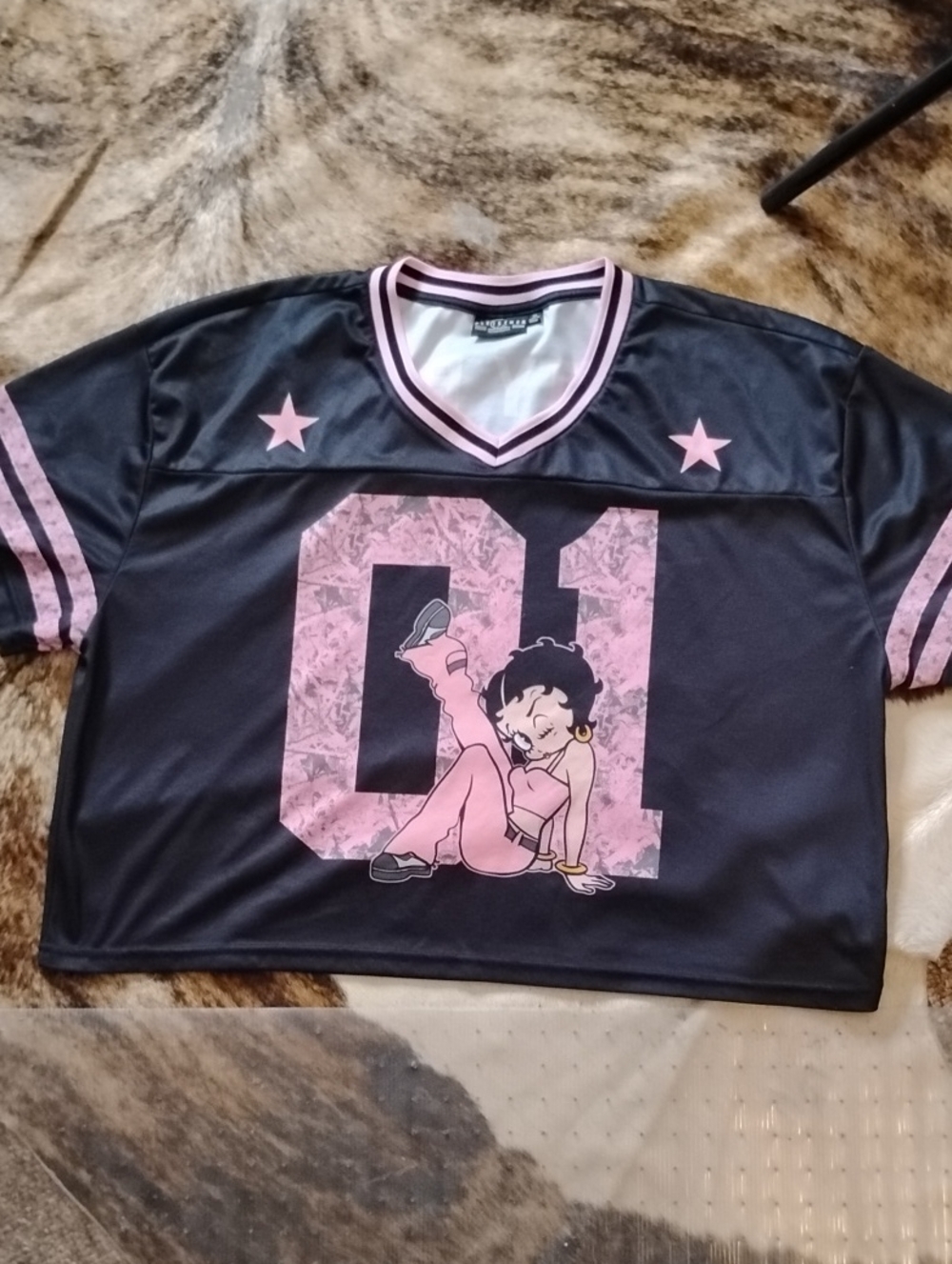 Fleisches Betty Boop Crop Shirt